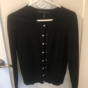 White House Black Market sweater w/silver buttons